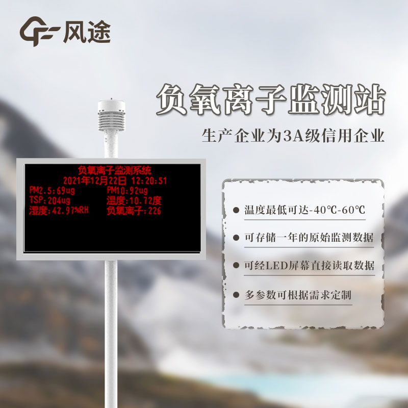 負(fù)氧離子檢測站價格是多少？